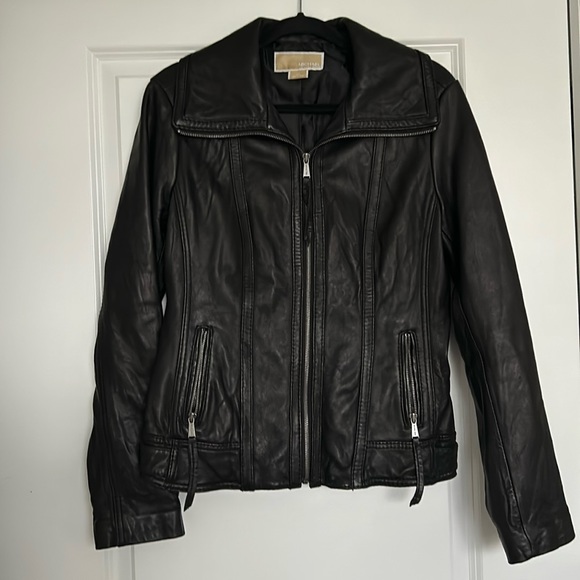 Michael Kors Leather Jacket - Picture 1 of 5